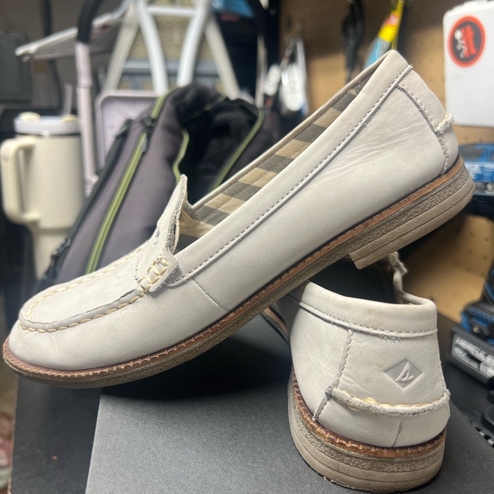 Sperry Gray Flats Moccasin-Inspired Loafers